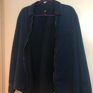 H&M Denim Zip up jacket